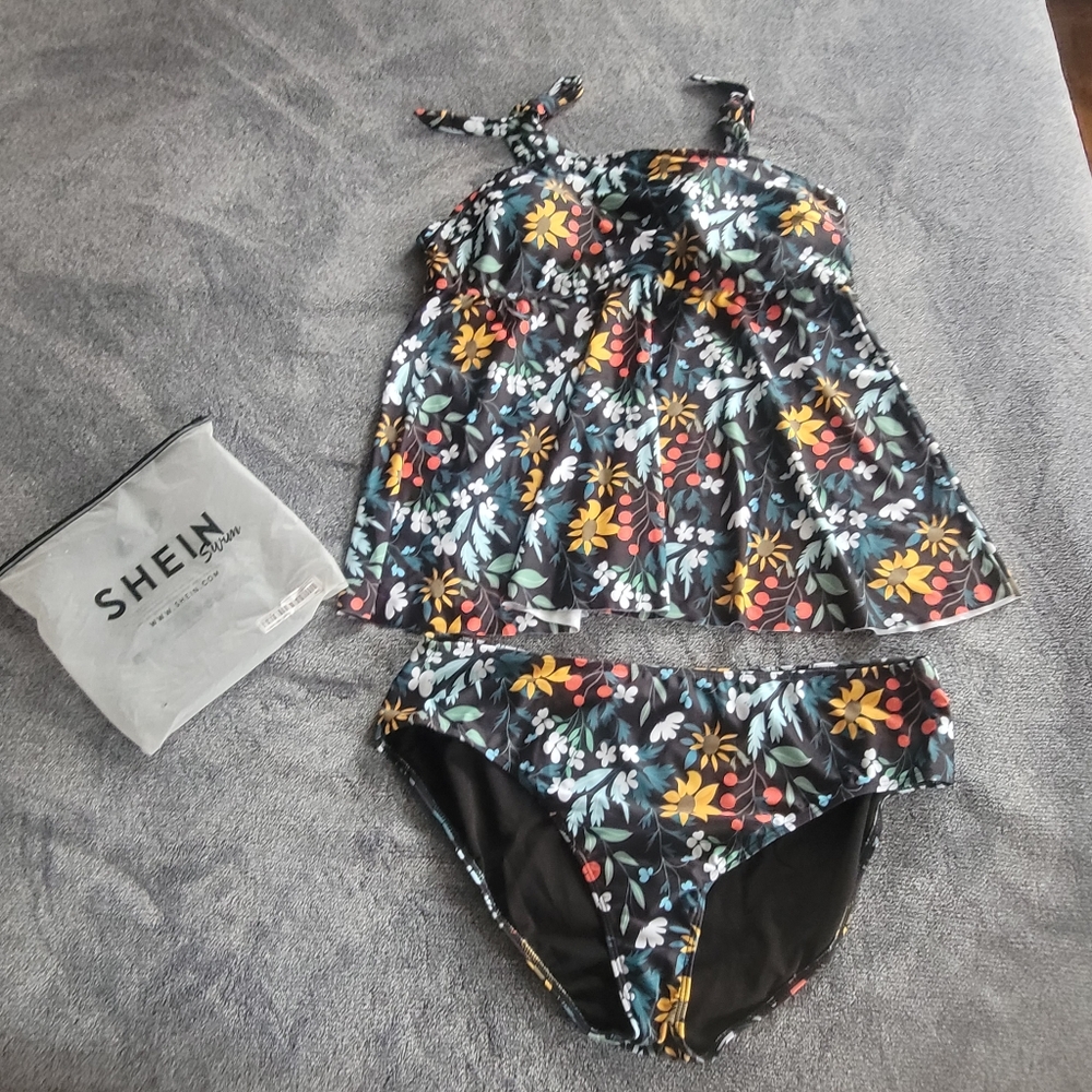 Floral Two-Piece Swimsuit